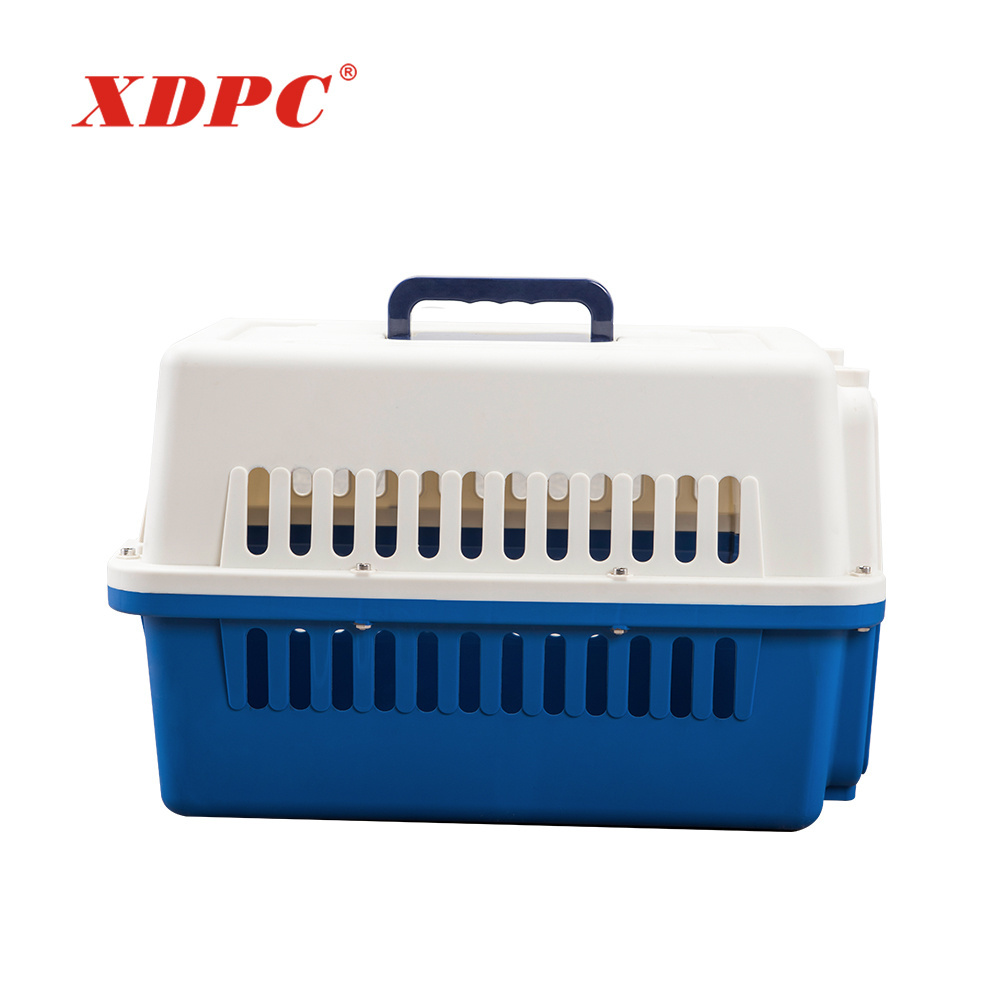 Pet cage carrier dog crates plastic kennel transporter