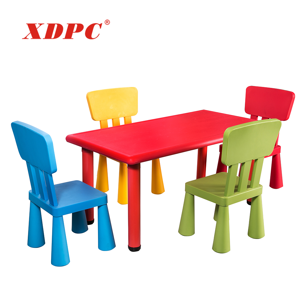 Top new used classroom bedroom school furniture plastic table and chair for kids