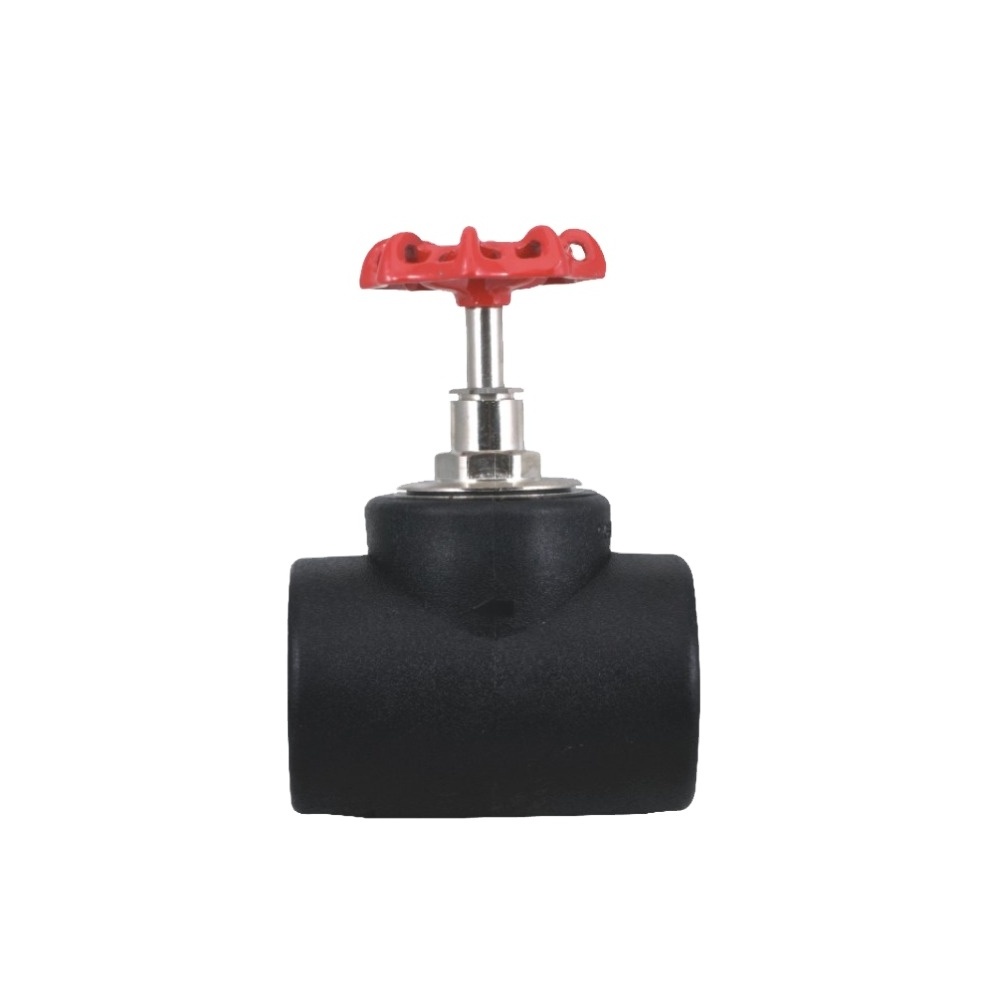 20-110mm HDPE Material lift Stop Valve PE Stop Valve HDPE Pipe Fitting