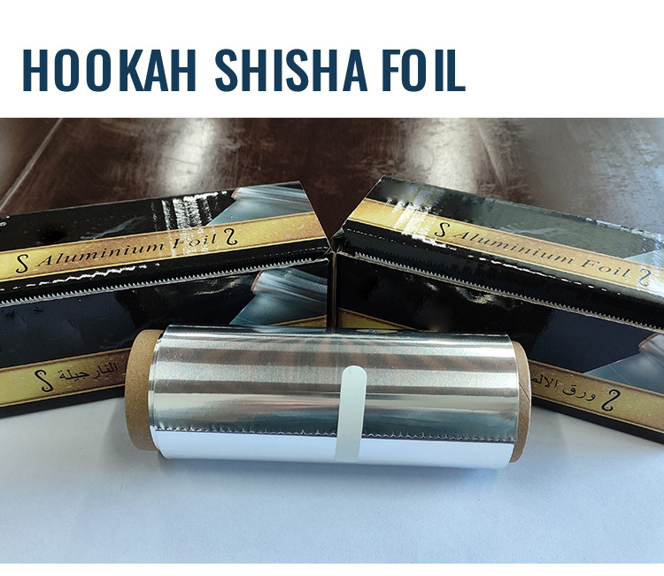 35 Pcs/box Hookah Accessories Perforated Aluminum Foil Paper For Shisha hookah foil 30 micron