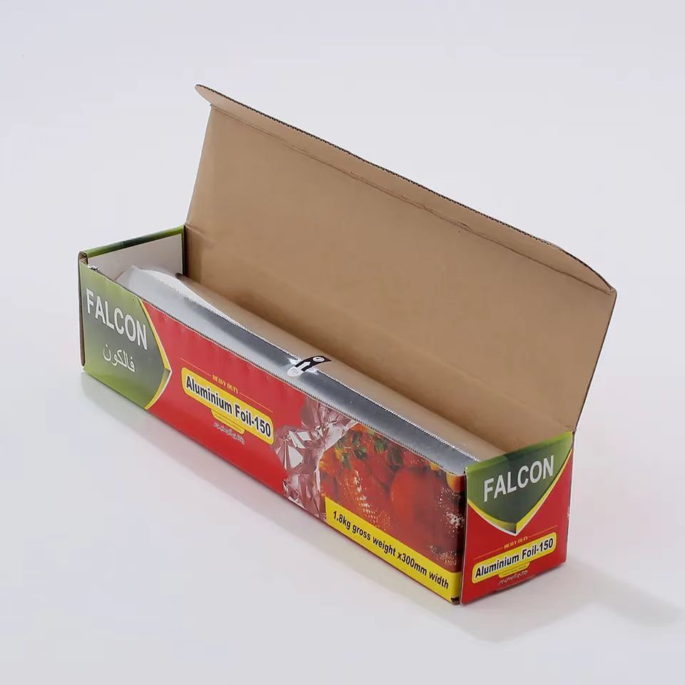 8011 8067 1235 Food Grade Food Packaging Recyclable Aluminum Foil Paper Tin Foil Rolls 10M 30M 50M 60M