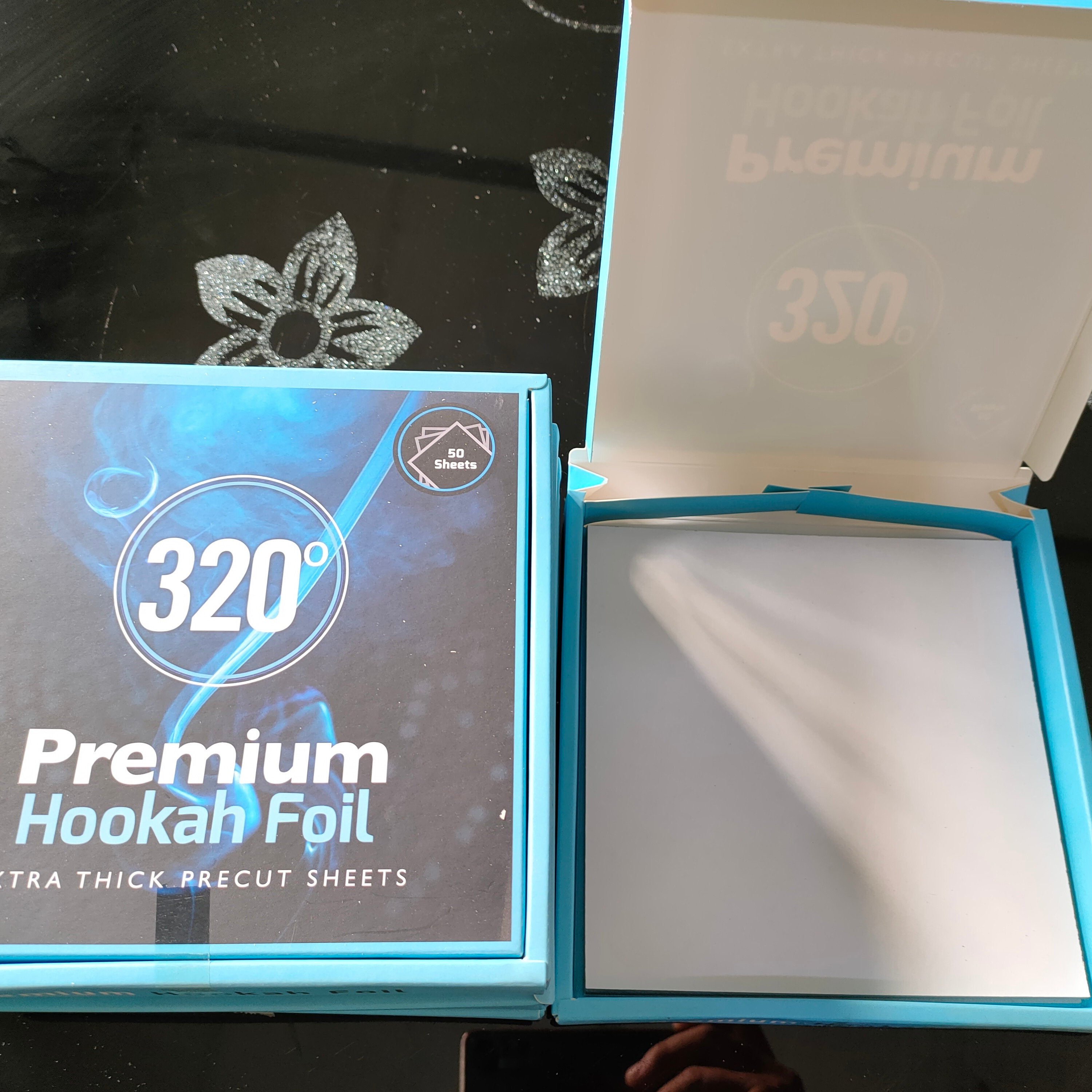 35 Pcs/box Hookah Accessories Perforated Aluminum Foil Paper For Shisha hookah foil 30 micron