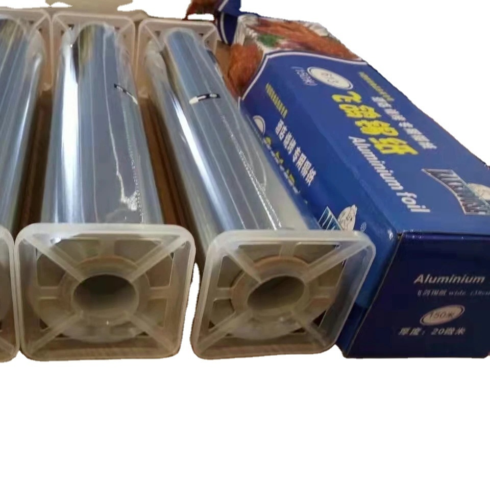 8011 8067 1235 Food Grade Food Packaging Recyclable Aluminum Foil Paper Tin Foil Rolls 10M 30M 50M 60M