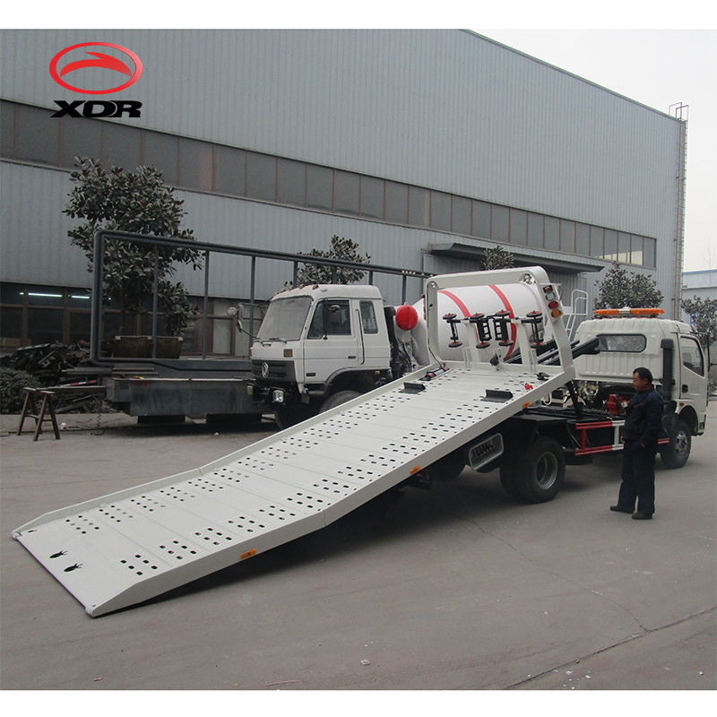 2021 Brand New tow truck hoist car lift flatbed tray full down wrecker body for sale