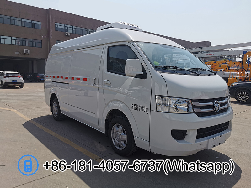 China supplier Hot sale light duty 5 ton 2000KGS freezer van refrigerated truck