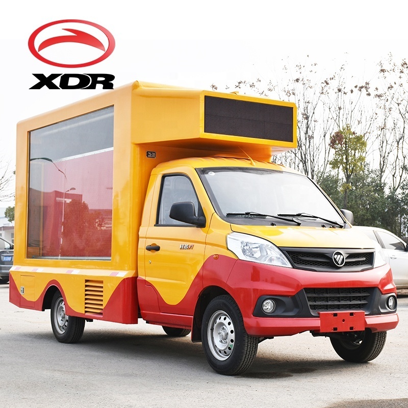 Factory Price Mini Foton Mobile LED Advertising Truck