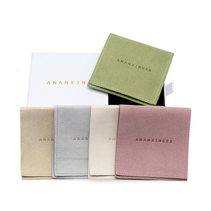 Wholesale Custom Jewellery Drawstring Bag Pouch Multifunction Suede Microfiber Jewelry Bag Packaging Jewelry Pouch With Logo