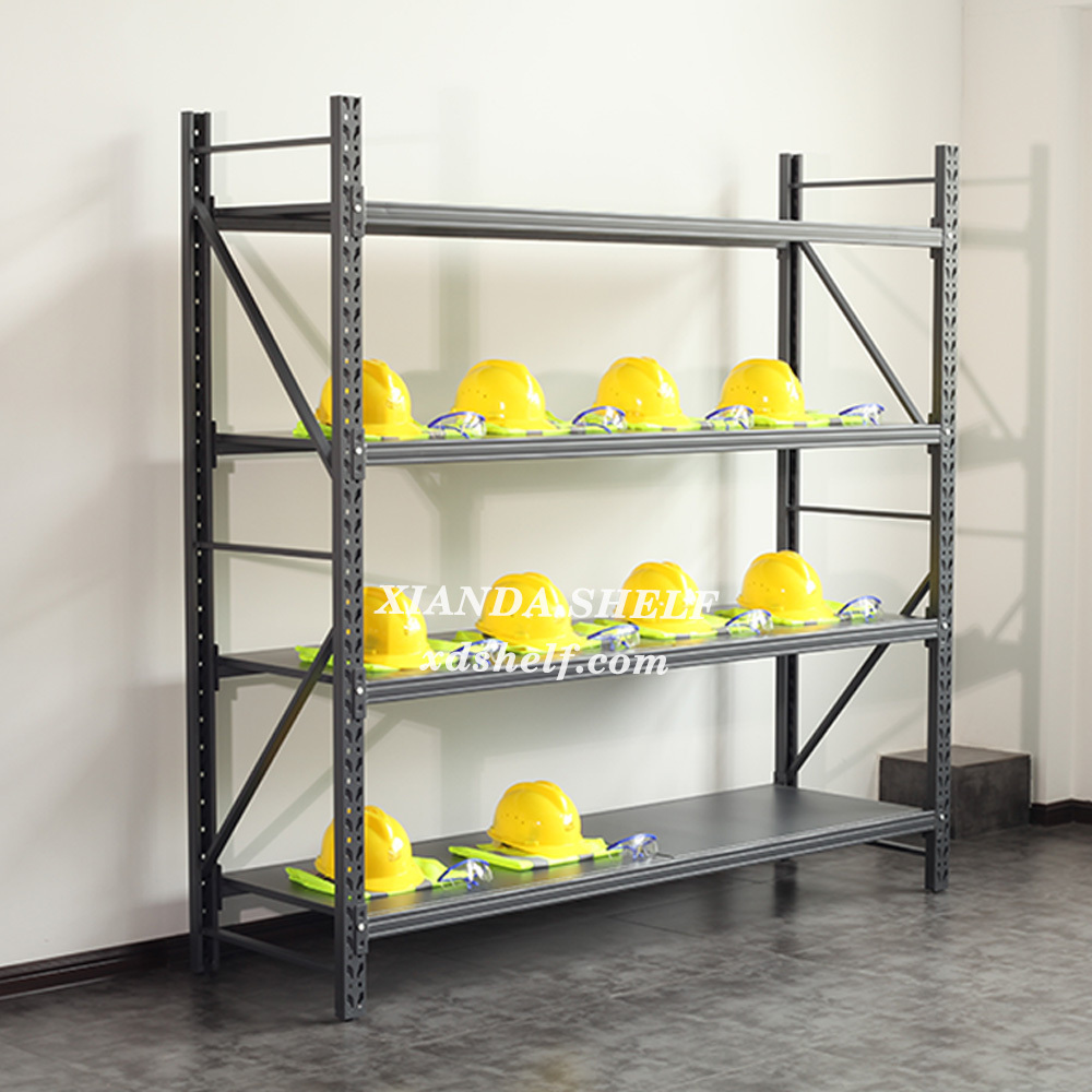 Mediumduty Stackable Industrial Pallet Rack Protection Option Warehouse Storage Selective Steel Teardrop Racking System Shelving