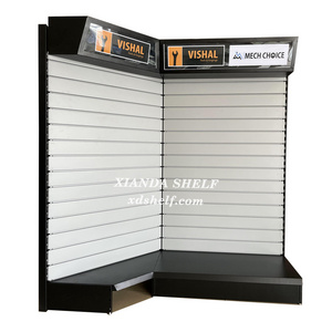 Wall Shelving Slatwall Slat Board Wall mount display racks stands hardware supermarket shelf