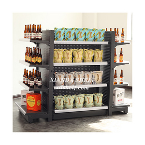 900*350*1350 Light Duty Store Front Material Snack Rack Convenient Store Shelving Display Mini Mart System Supermarket Shelf