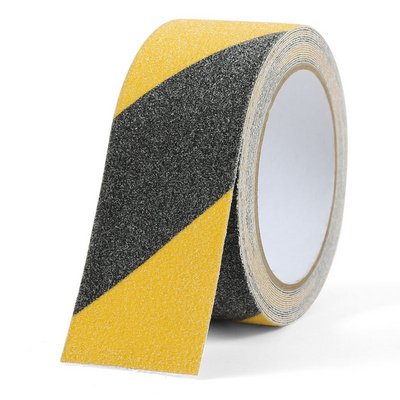 Waterproof Black High Rubber Self Adhesive Backed Concrete Grip Anti Slip Tape Black Treads for stairs/Abrasive Adhesive strips