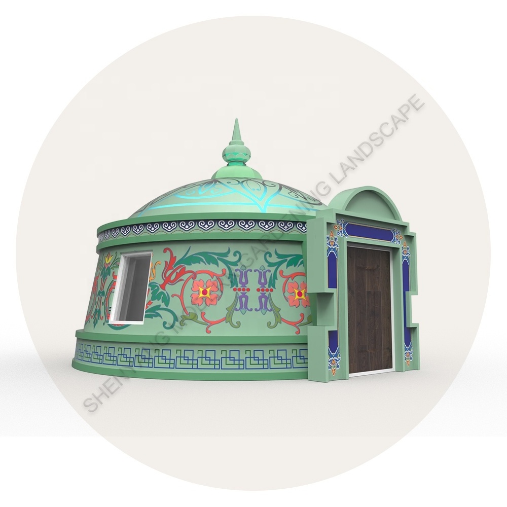 Mongolian Yurt Tent dome homes prefabricated house styrofoam dome house dome tree house