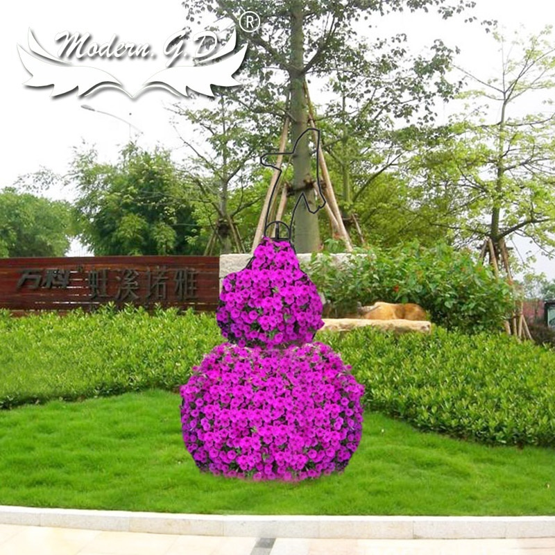 garden sculptures outdoor artificial topiary iron frames wholesale