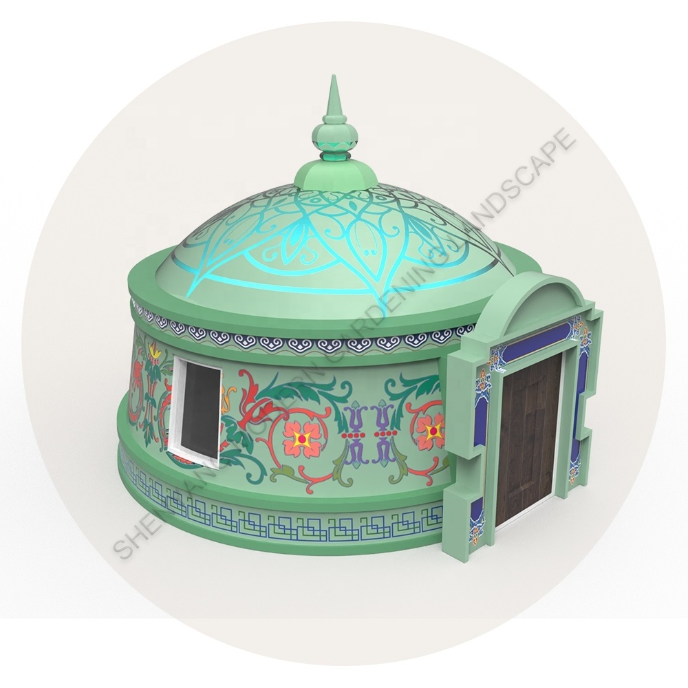 Mongolian Yurt Tent dome homes prefabricated house styrofoam dome house dome tree house