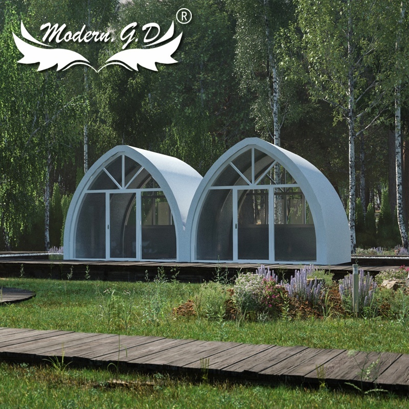 Characteristic Low cost prefabricated house EPS module house integrated   spherical tent