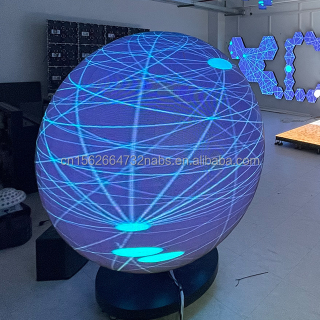 Creative Led Display P1.8 P2.5 P3 Indoor Spherical Sphere Ball Led Screen Display Diameter 1.2m Price Wholesale