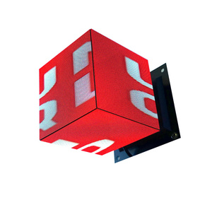 Hot sale Indoor P1.8 P2 P2.5 P3 Advertising Led Cube Right Angle Corner Led Display curved flexible led display