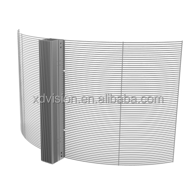 Clear Transparent Led Video Tv Wall K3.91mm Indoor Led Mesh Curtain Digital Signage Displays 3d Led Screen K3.91