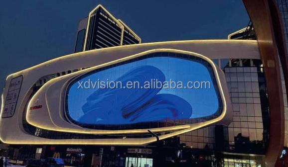 Indoor outdoor rental window P10.4-10.4 P31.25-31.25 rental glasses curtain transparent led display panels screen