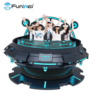 Virtual Reality Arcade Game Machine 5 Seats 360 Vr Roller Coaster 360 Rotation Theme Park Vr Chair