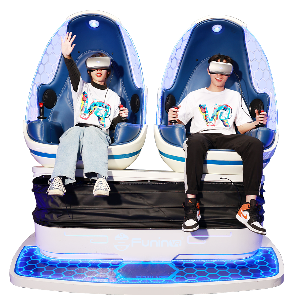 FuninVR VR Realidad Virtual 9D VR Game Machine Egg Chair Amusement Park Rides