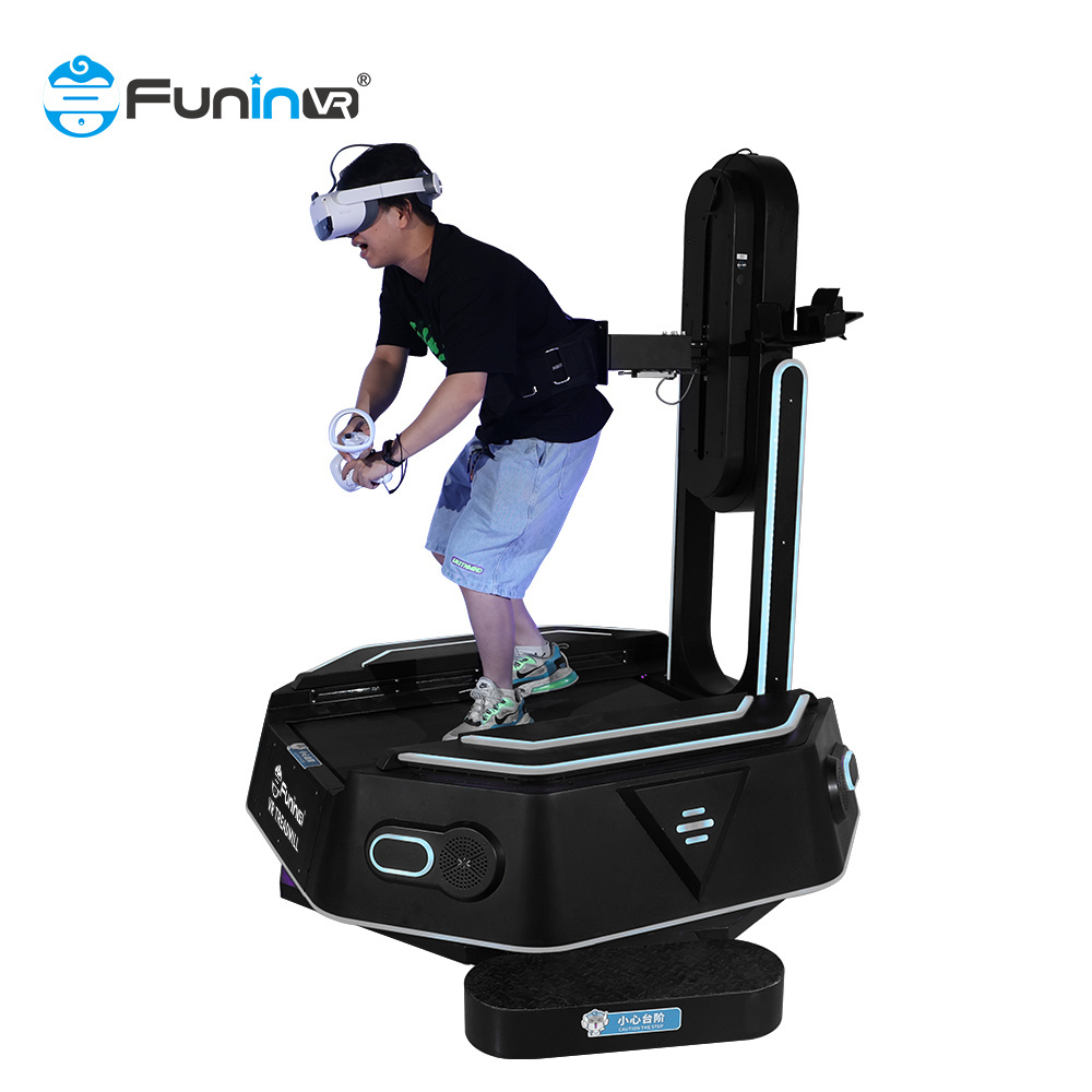 Vr Walker 1 Player Vr Walking Platform Virtual 360 Degree Shooting Game Vr Treadmill For Sale