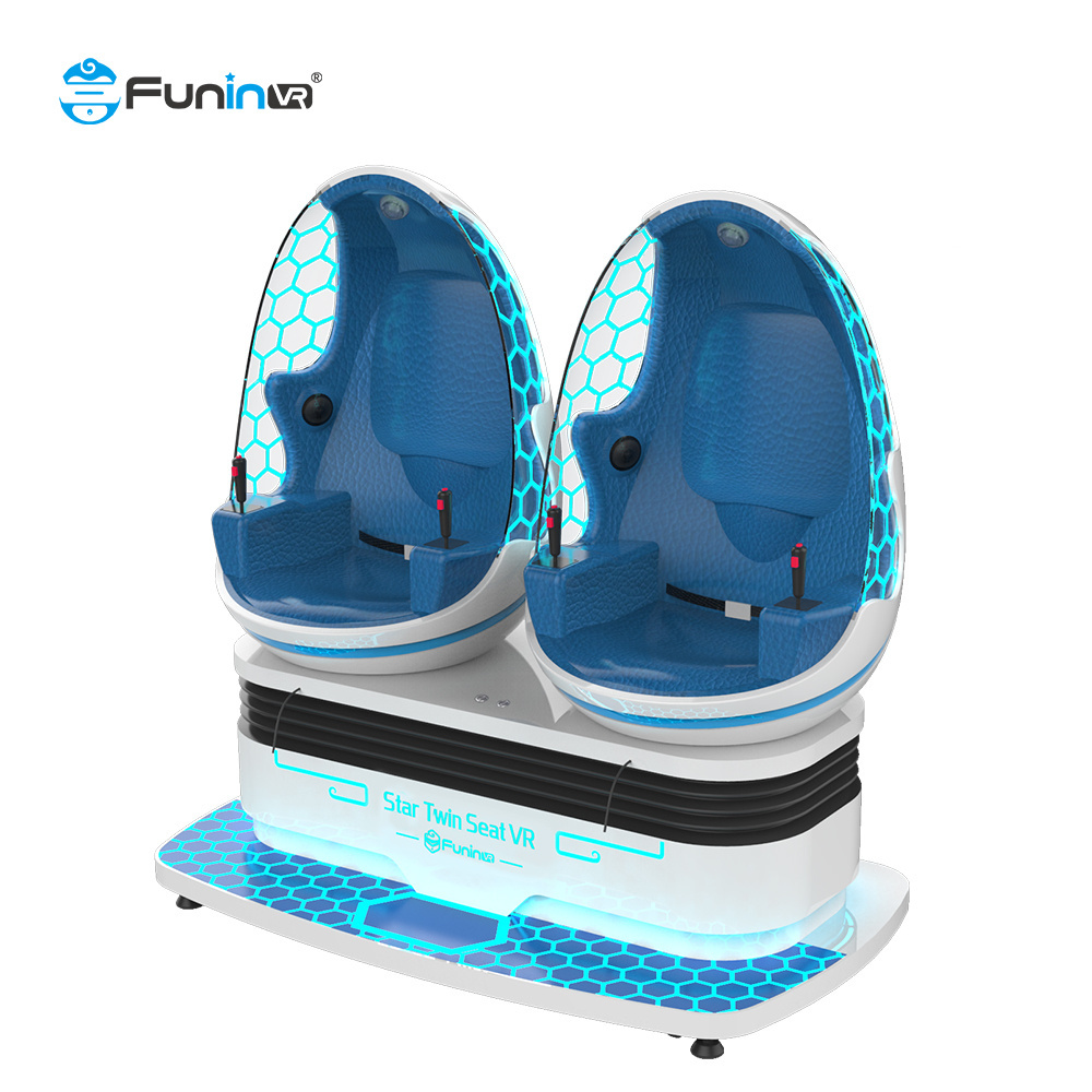 FuninVR VR Realidad Virtual 9D VR Game Machine Egg Chair Amusement Park Rides