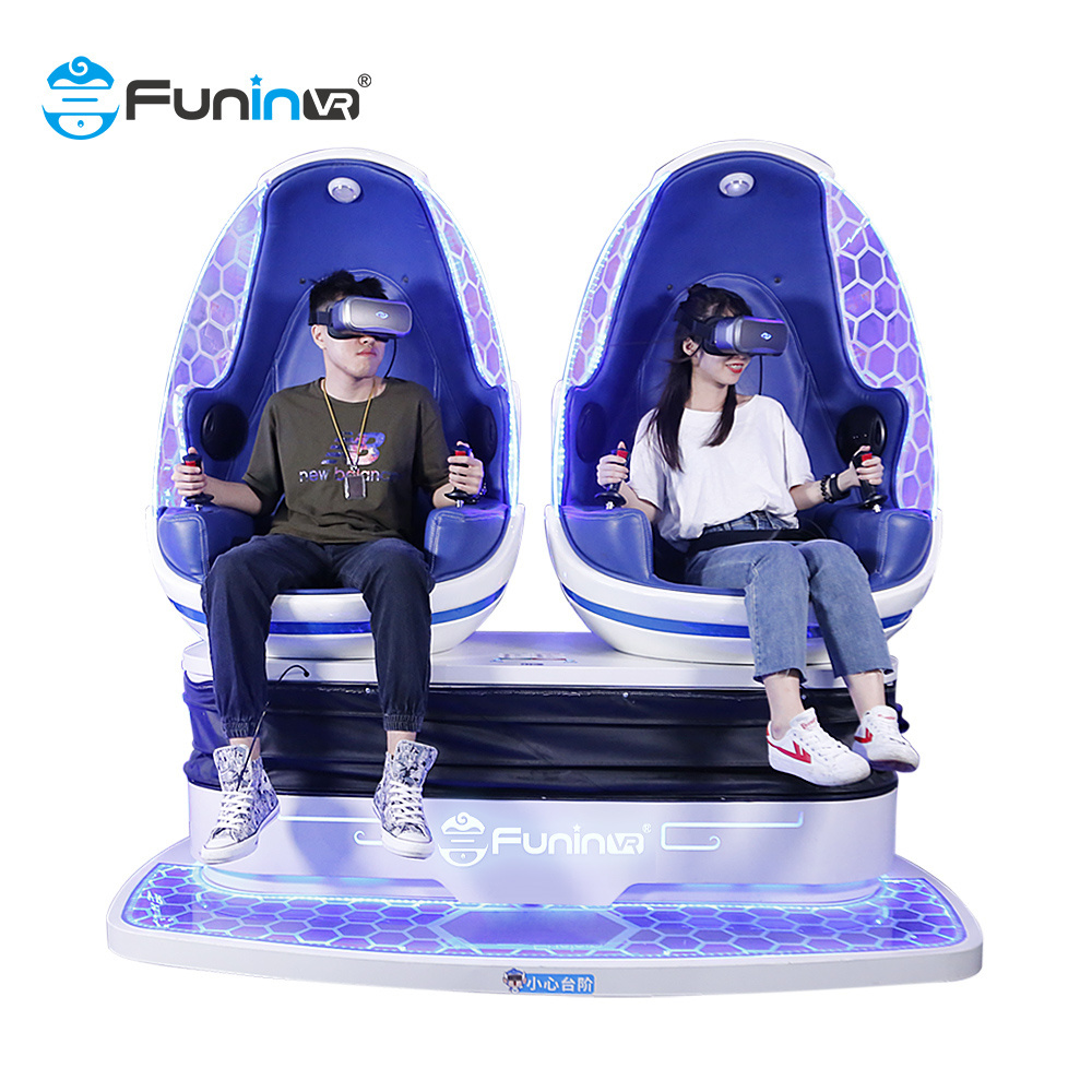 Egg 2 Players Motion Chairs Star Indoor Sports Entertainment Vr Fitness Bike Indoor Fun Video Machine Vr Bike 9D VR Cinema 200kg