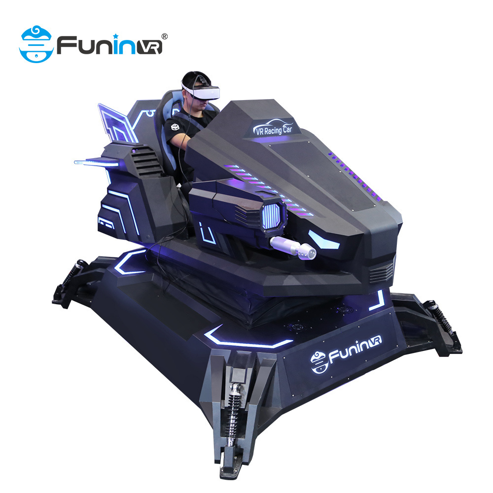 Guangzhou Game Machine 3D VR Glasses Virtual Reality 9D VR Cinema Simulator Racing Car Machine