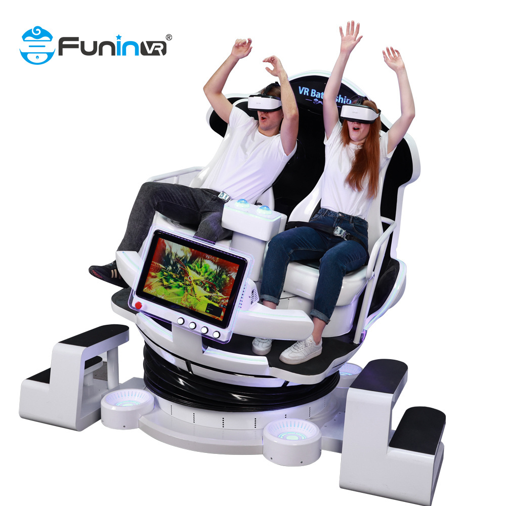 Dinosaur Theme Park Design Virtual Reality Roller Coaster Double Seats 9D Vr Chair Vr Egg Chair Cinema Virtual Reality