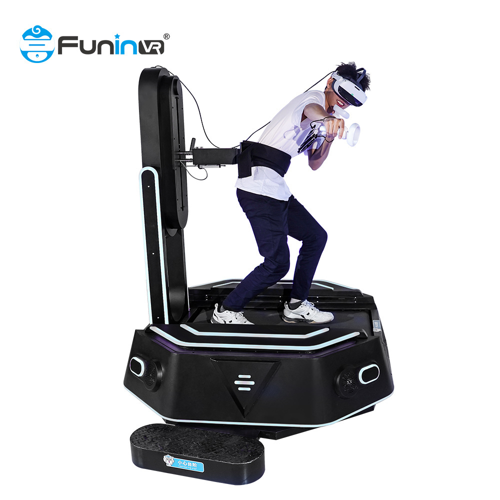 Vr Walker 1 Player Vr Walking Platform Virtual 360 Degree Shooting Game Vr Treadmill For Sale