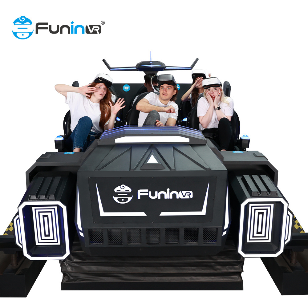 Steel Structure Arcade Games Virtual Reality Gaming Machines VR Simulators vr 6 seat  in Amusement Park Rides