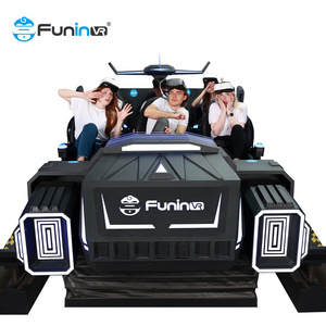 Steel Structure Arcade Games Virtual Reality Gaming Machines VR Simulators vr 6 seat  in Amusement Park Rides