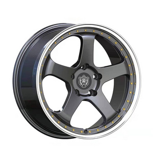 High Quality  and cheap Rims Alloy Wheels Two-piece structure 19 inch forged car alloy wheel rims  for racing cars