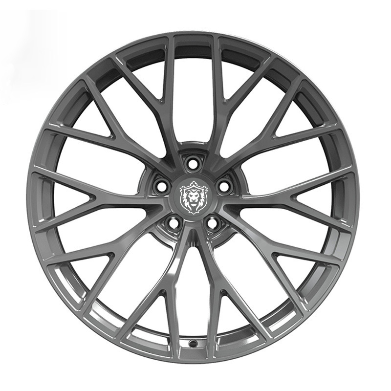 Hot selling gun gray all painted racing car rims 20x11 5x112 18 19 inch forged monoblock alloy passenger car wheels for bmw x5