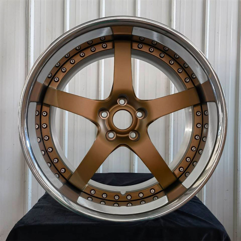 High Quality  and cheap Rims Alloy Wheels Two-piece structure 19 inch forged car alloy wheel rims  for racing cars