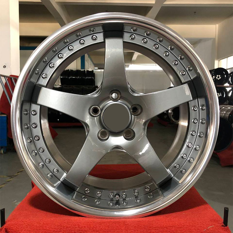 High Quality  and cheap Rims Alloy Wheels Two-piece structure 19 inch forged car alloy wheel rims  for racing cars