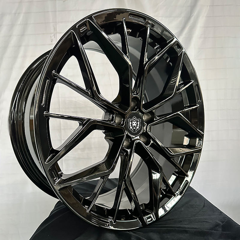 Factory direct supply black sport wheels 5x114.3 20 21 22 inch custom forged aluminum alloy car rim for honda civic