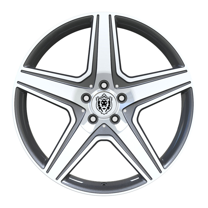 Deep steel ash 5x112 forged aluminum alloy car rims luxury passenger car monoblock wheels for benz