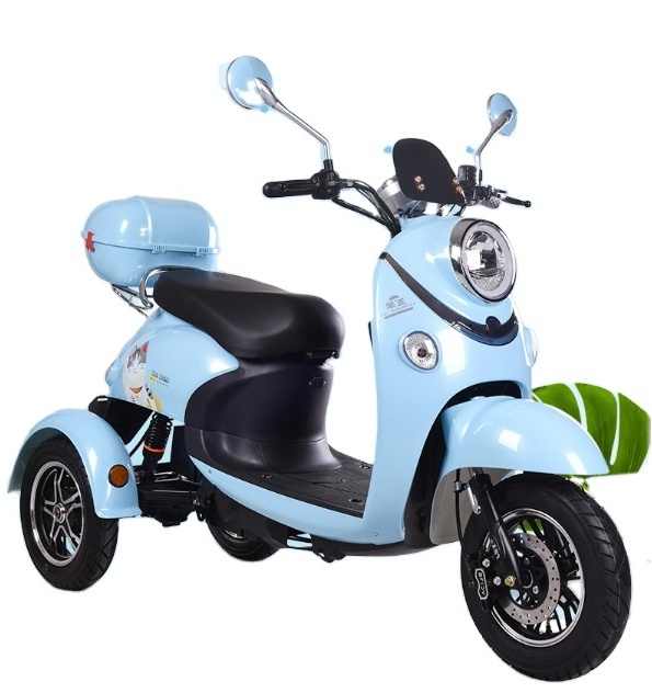 Brushless logo can be customized cheap outdoor elderly motorcycle 3 wheel electric tricycles 3 wheel electric mobility scooter