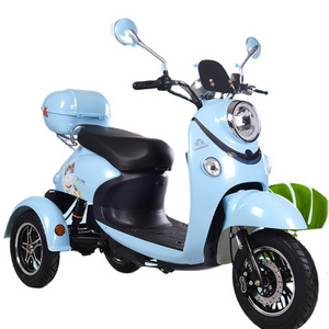 Brushless logo can be customized cheap outdoor elderly motorcycle 3 wheel electric tricycles 3 wheel electric mobility scooter