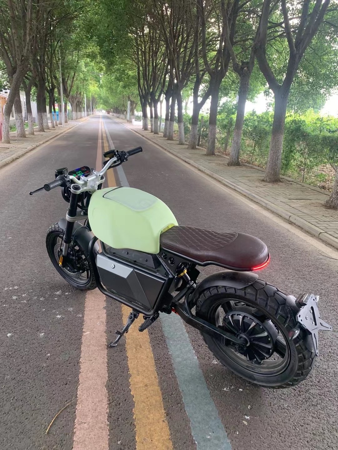 EEC approved Retro 60V 2000W 3000W powerful electric scooter Italy style electric motorcycle for adult 2wd electric fat tire bik