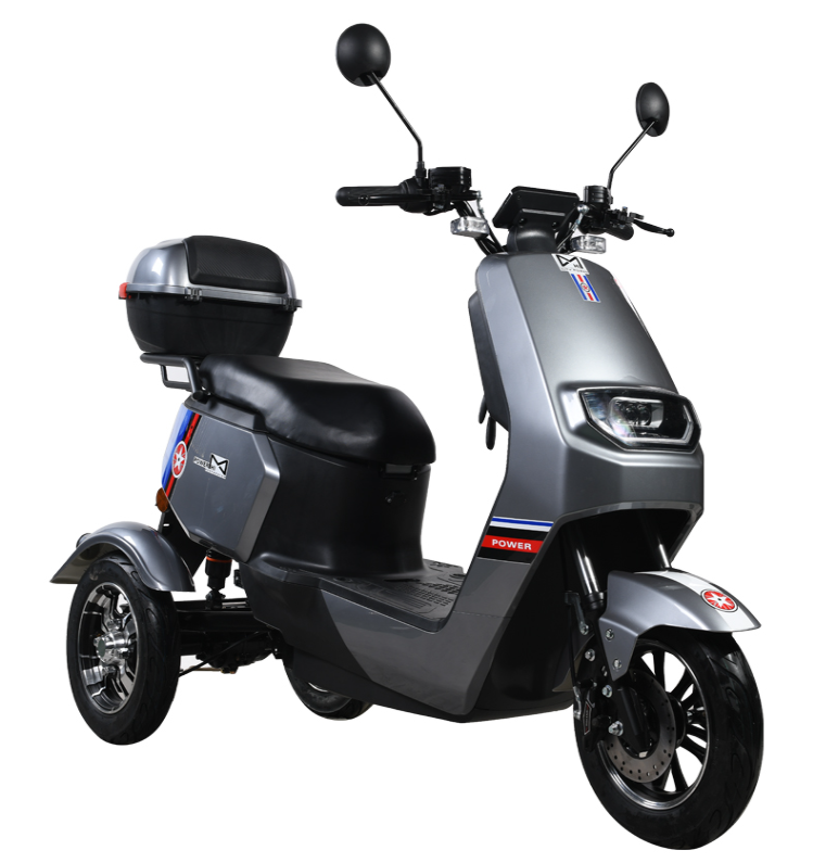 Hot selling new chinese electric tricycles three wheels passenger tricycle adult trike e motorcycle