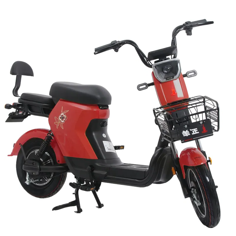 China New Type electric scooter 2 seater 48V 350W Electric City Bike EV bike E Cycle Electric Bicycle