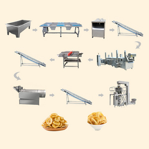 TCA banana chips production line banana chips making machine  plantain chips making line