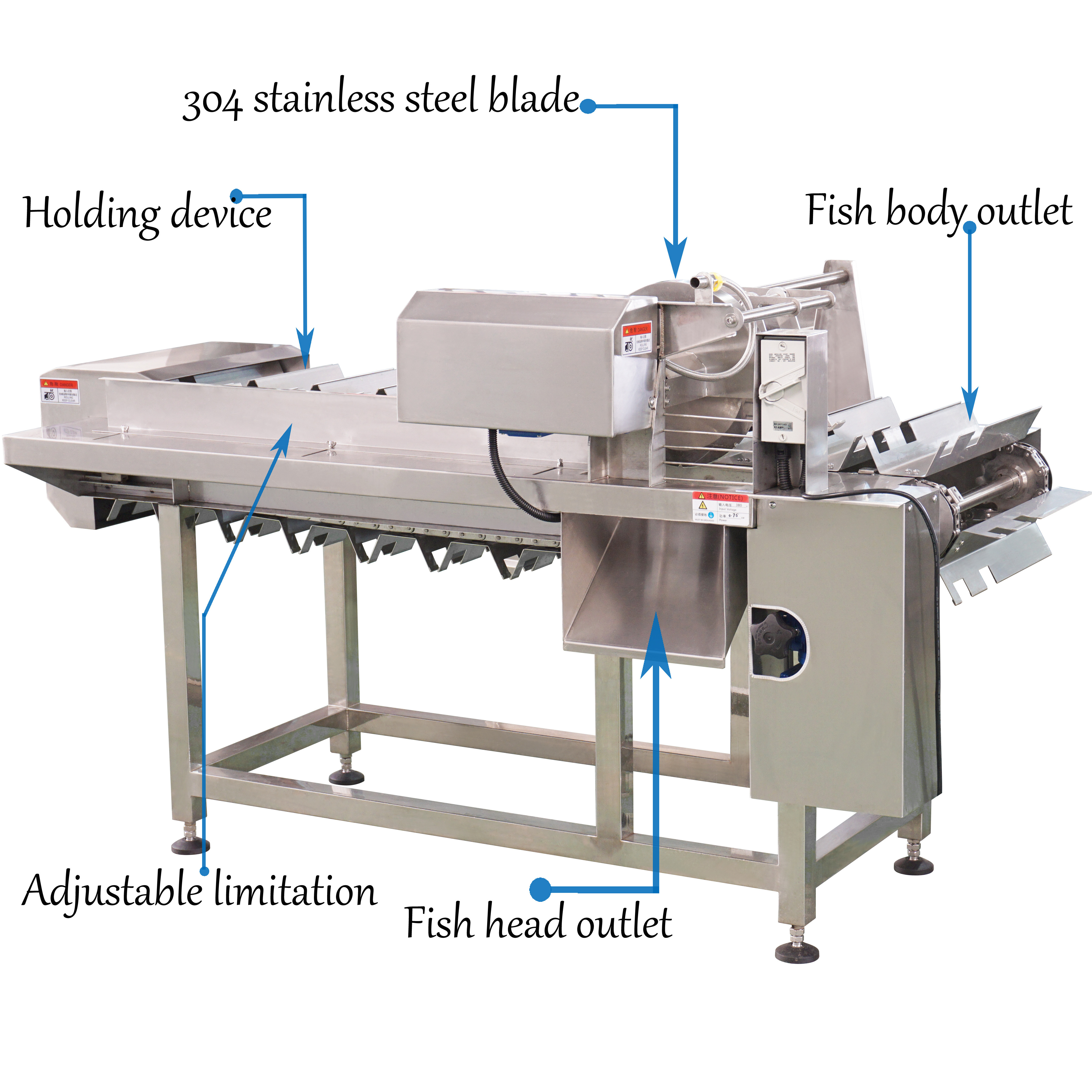 fish cleaning machine processing equipment/commercial fish fillet processing machinery