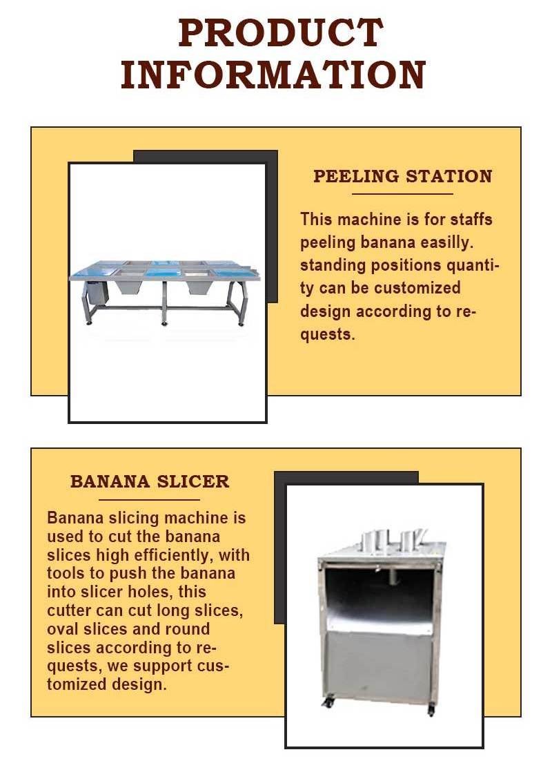 TCA banana chips production line banana chips making machine  plantain chips making line