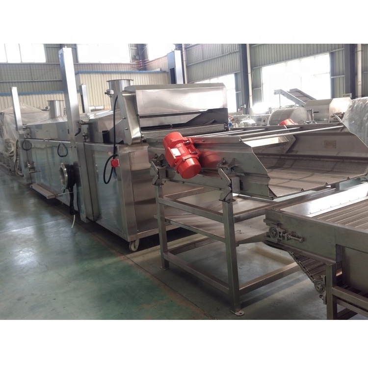 TCA XINDAXIN Continuous Conveyor Chip Deep Fryer Falafel Crispy Chicken Broasted Automatic Fry Machine French Turkey