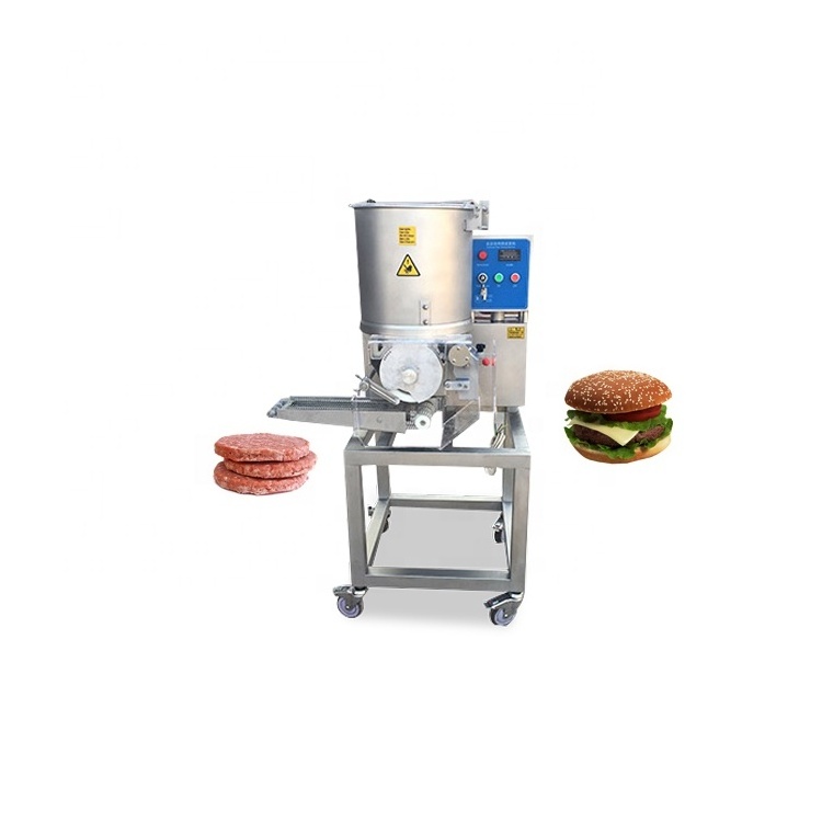 Industrial  burger maker 6 frozen beef patties making machine burger king machinery