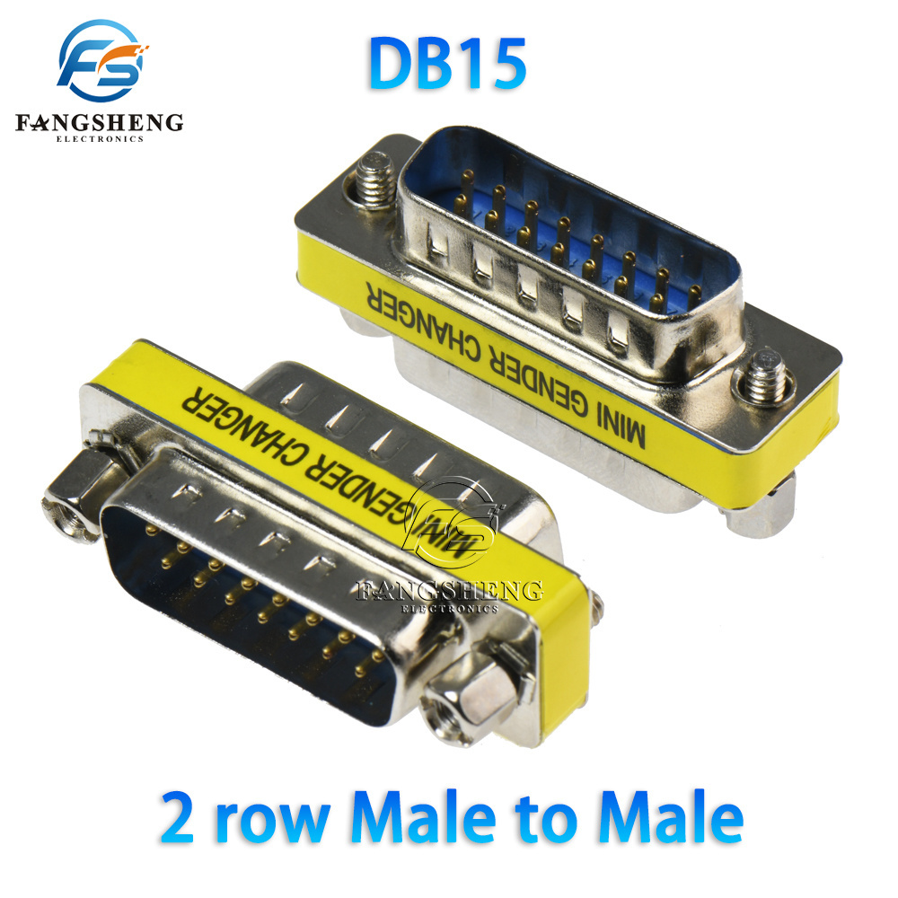 DB9 9Pin Male to Female/Male to Male/Female to Female/ Mini Gender Changer Adapter RS232 Serial plug Com Connector